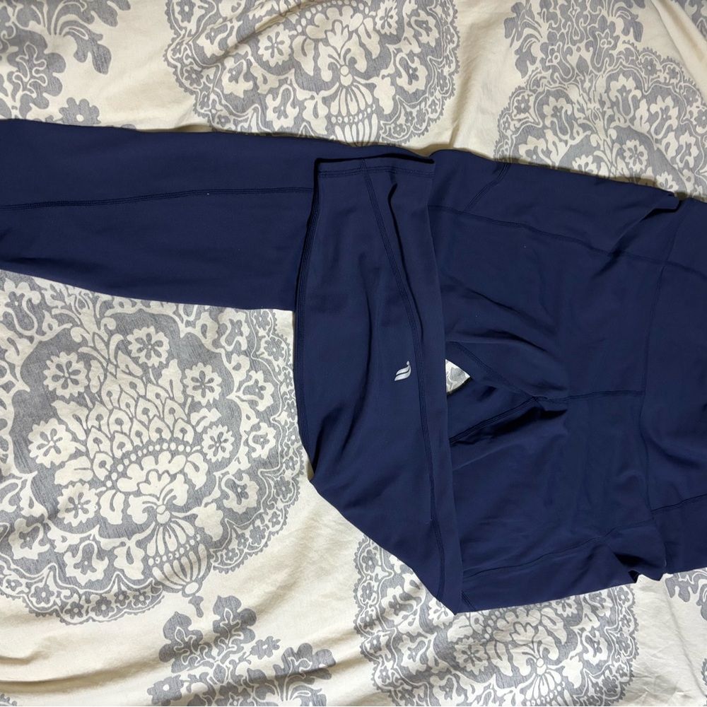 NWT- Fabletics PureLuxe High-Waisted Pocket 7/8 Legging -DEEP NAVY (24”) - New!!